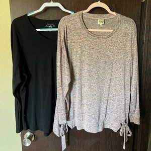 Long sleeve & sweater bundle